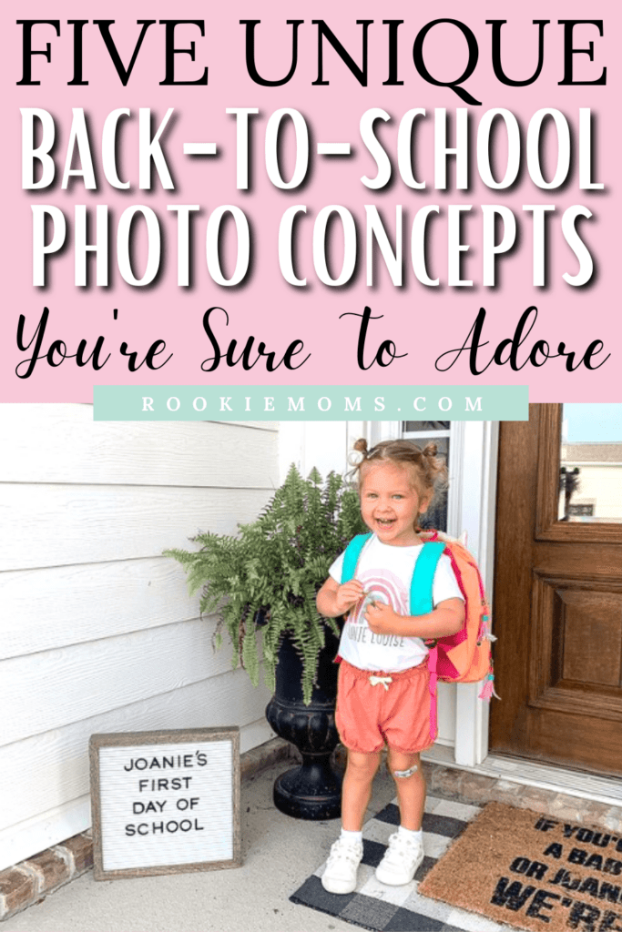 creative school photo ideas