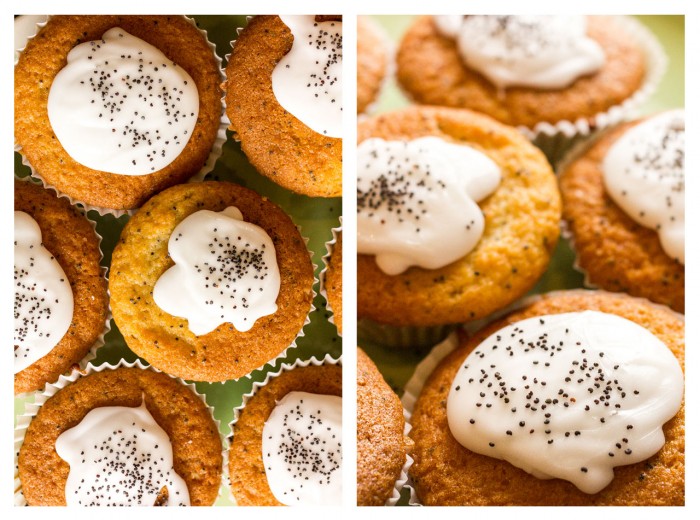 Lemon and poppy cupcakes