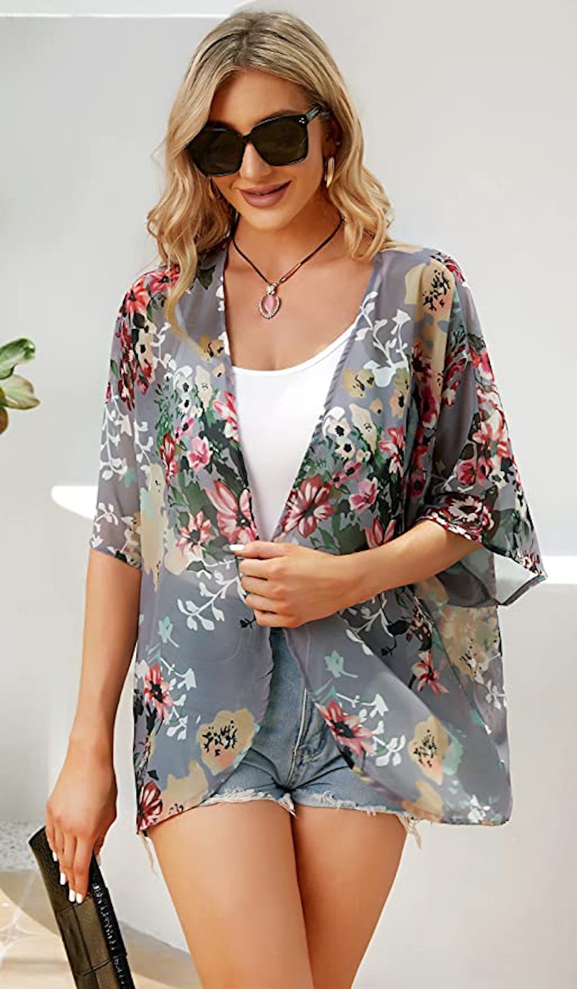 CHICGAL Floral Cardigan