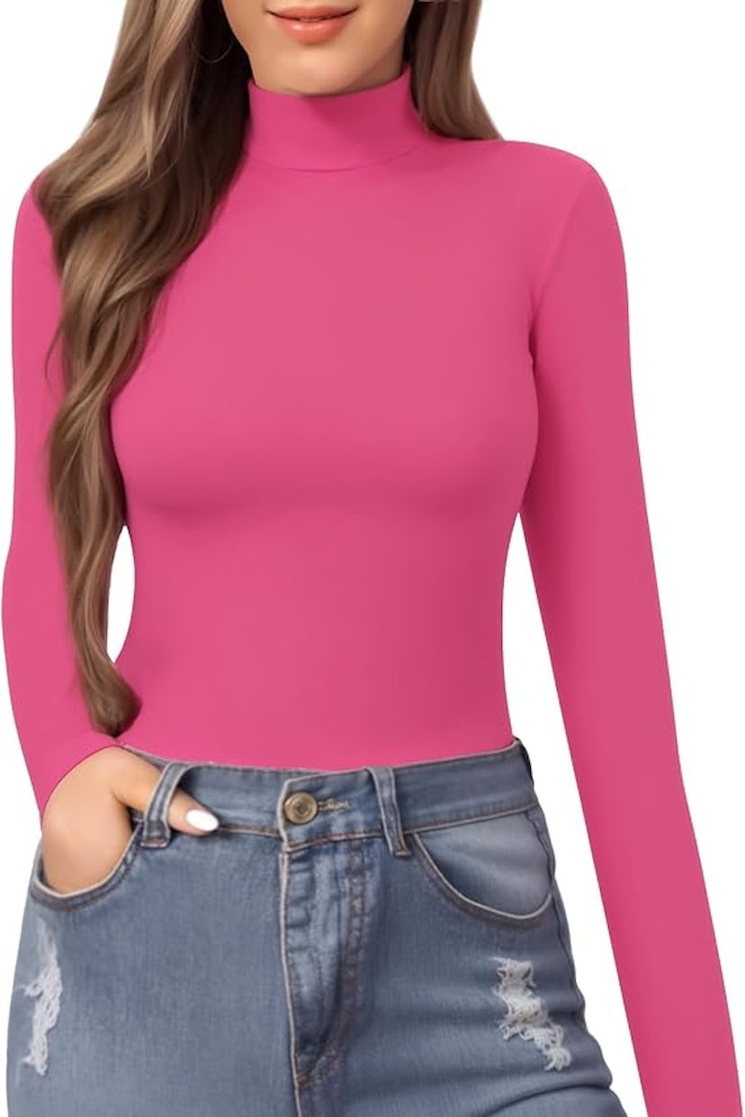 MANGOPOP Mock Turtleneck