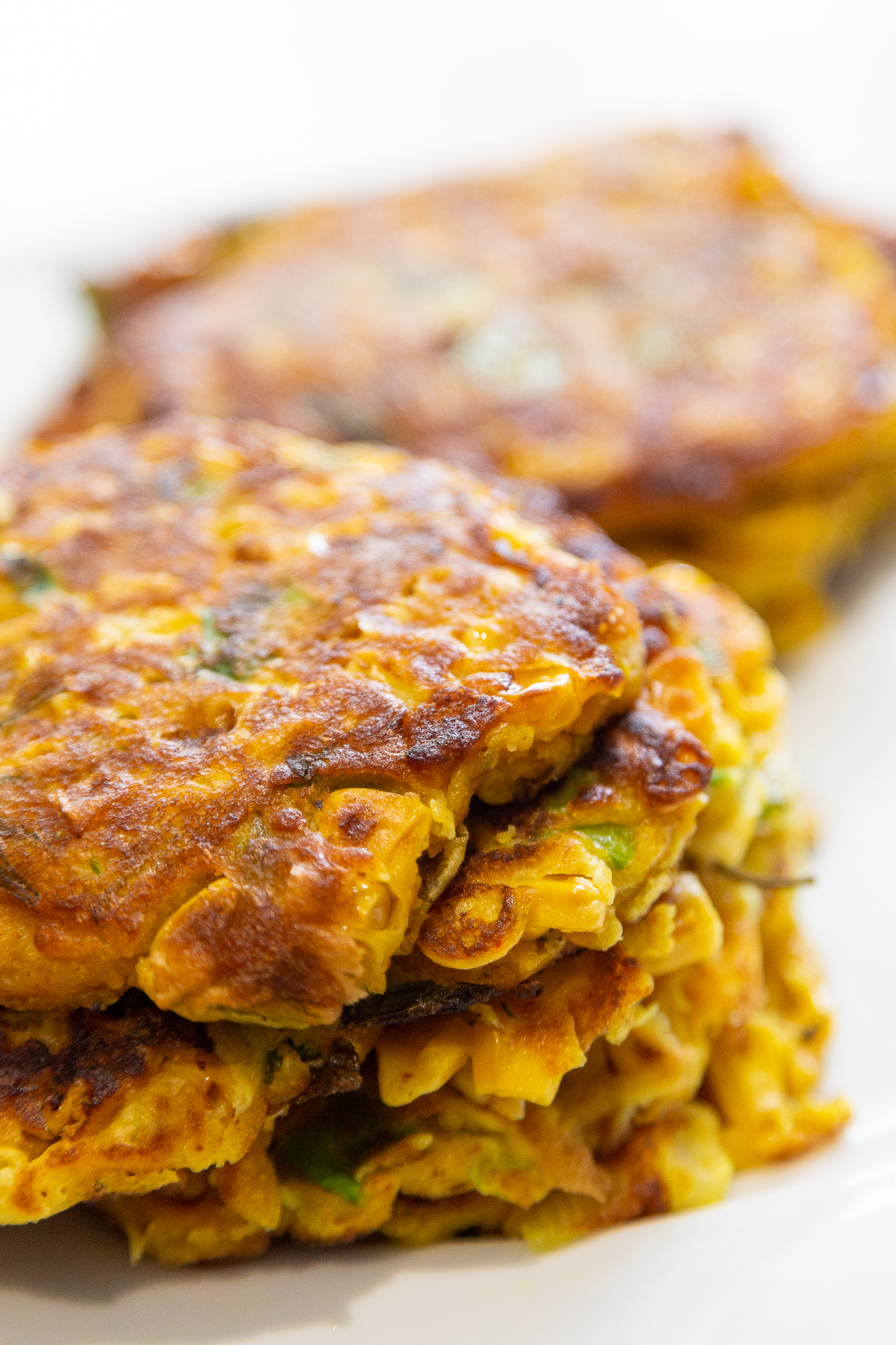 sweetcorn pancakes