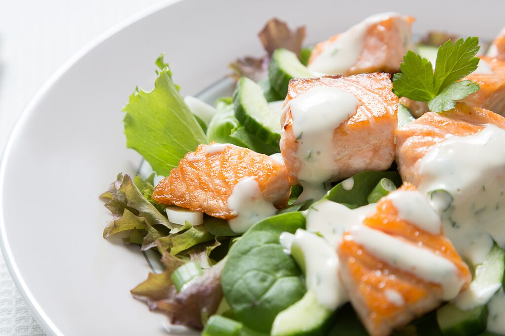 salmon salad